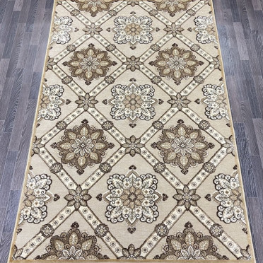 Ковер бельгийский 5137498550 KUNDUZ (Вискоза, бежевый)