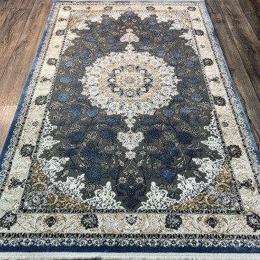 Турецкий ковер Turcia ISFAHAN 29047A (Полиэстер, синий)