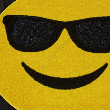 Российский ковер Меринос SMILE NC15 (Полипропилен, Желтый)