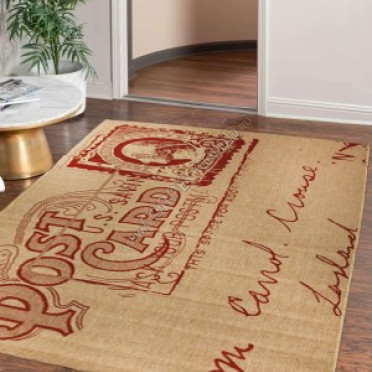 Циновка из Бельгии Cottage 4527-3701 NATURAL RED