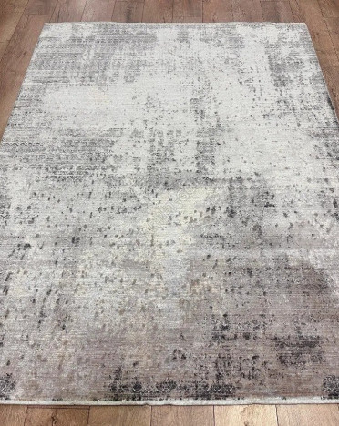 Ковер турецкий DT94A MOOD (Акрил, Эвкалиптовый шелк, бежевый, серый)