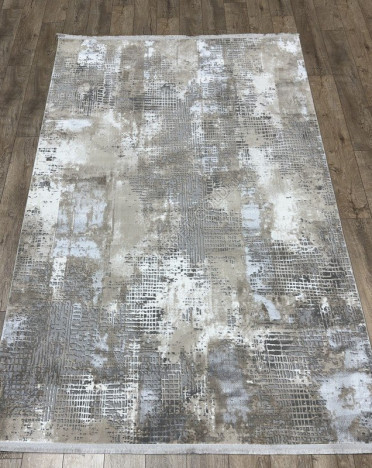 Турецкий ковер Elite Carpet OTTO 30185A (Акрил, серый, коричневый)
