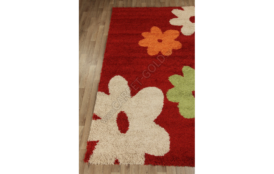 Ковер Highline 2801 9203 terra высокий ворс, пушистый