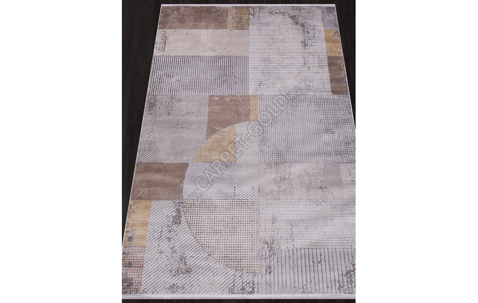 Ковер 20970A - GREY / D.GREY - Прямоугольник - коллекция MILANO