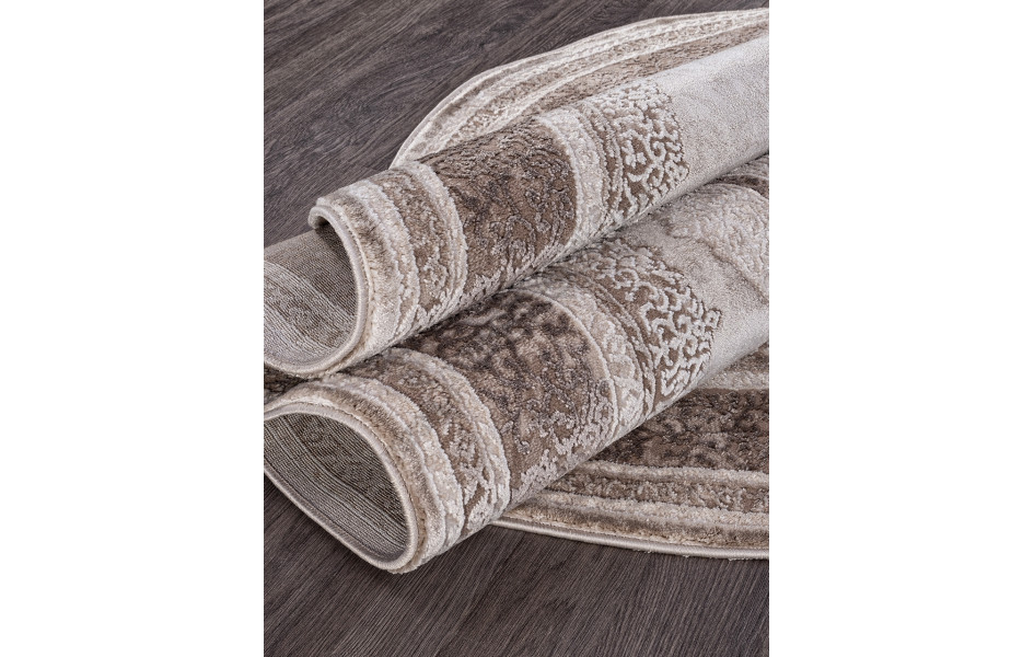 Ковер 04037A - BROWN / BROWN - Овал ARMINA