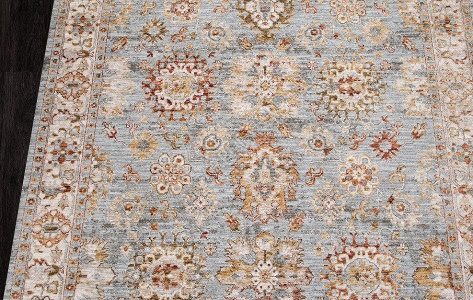 Ковер L0739A - LIGHT BLUE - Прямоугольник - коллекция MUMBAI