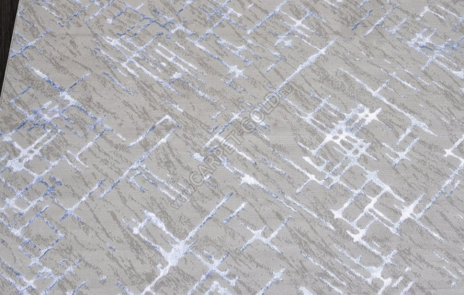 Ковер F164 - GRAY-BLUE - Овал - коллекция LIMAN