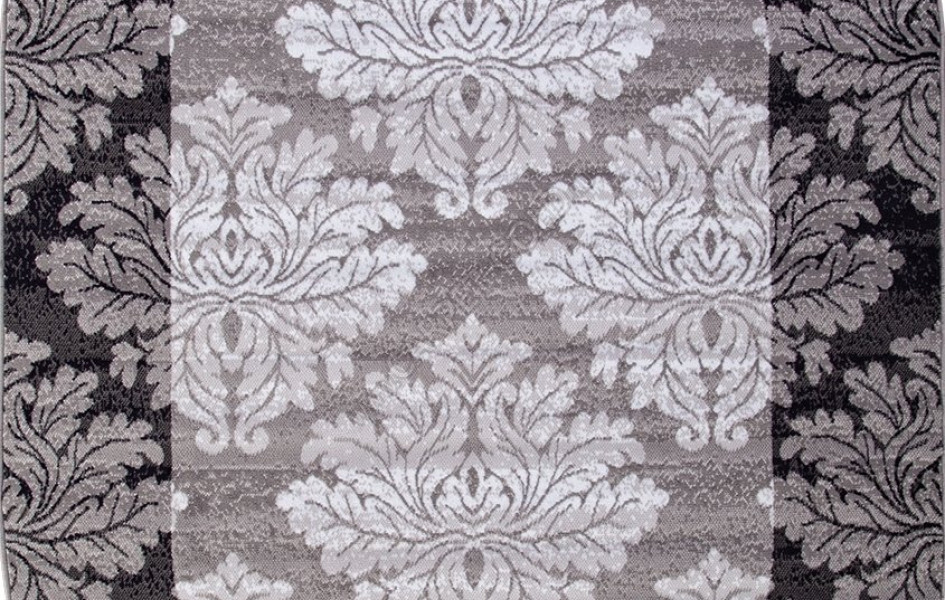 Ковер d213 - GRAY - Овал - коллекция SILVER