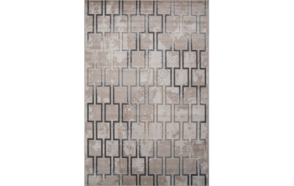 Ковер F353 - BEIGE-BLUE - Прямоугольник - коллекция SIERRA