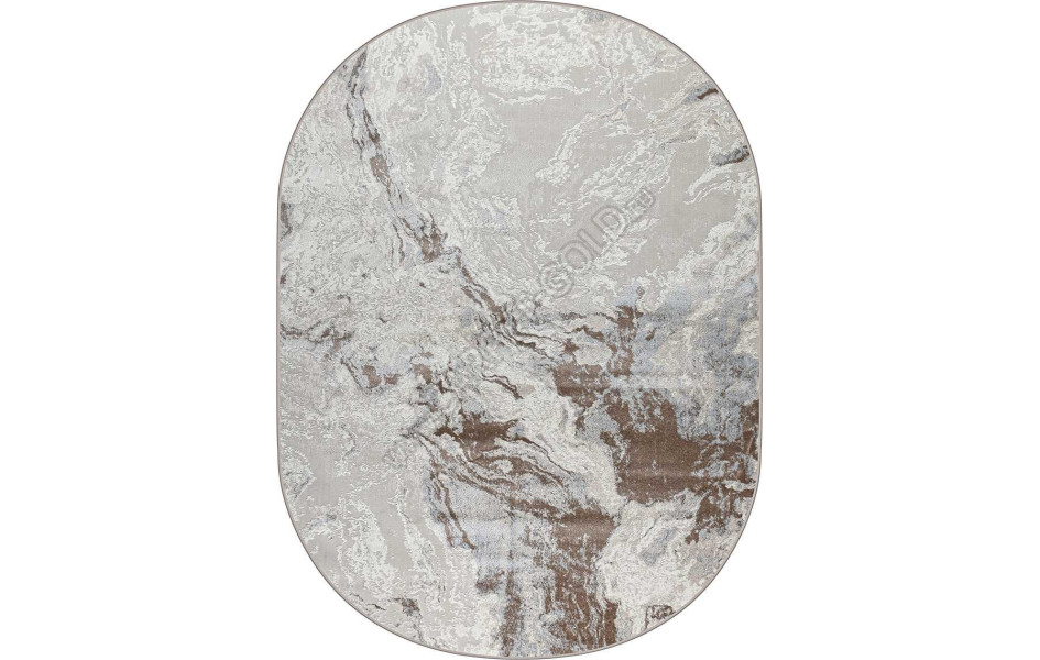 38508A OVAL L.GREY / BEIGE Rimma Lux