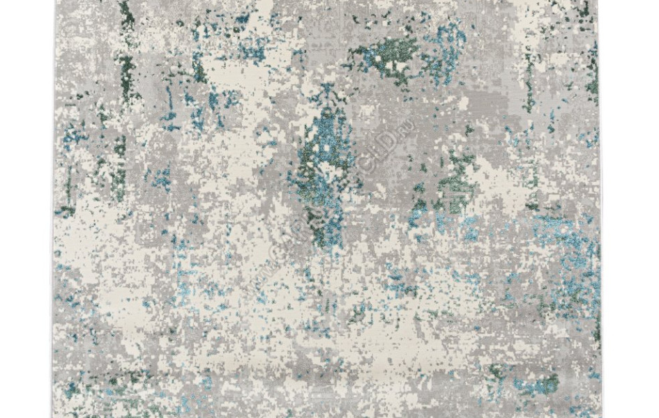 Ковер F477 - GRAY-BLUE - Дорожка - коллекция LIMAN
