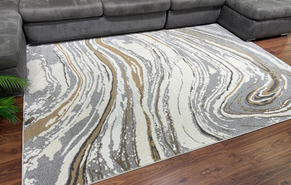 Ковер комнатный На пол Nika AC35 - BEIGE GREY