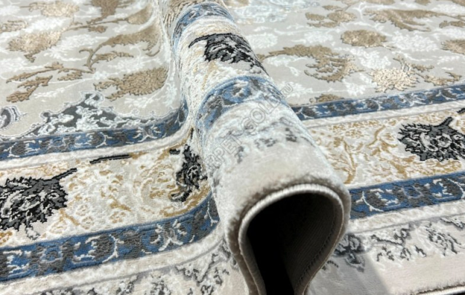 ISFAHAN 29026A BLUE-GREY овал